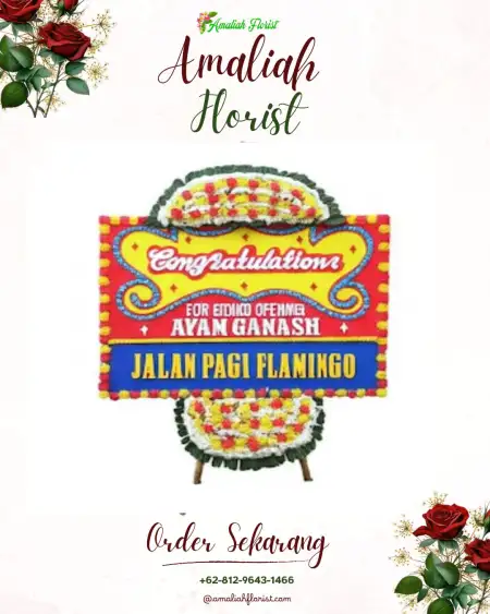 Sewa Papan Bunga Sri Gedung Mulya